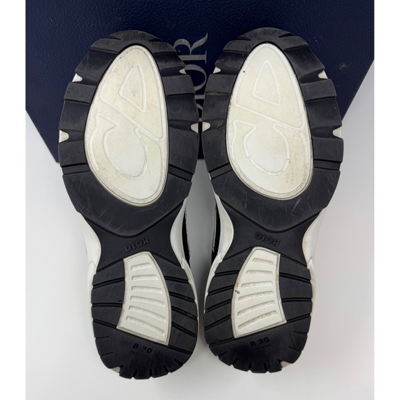 Dior B30 Sneaker Black White Size 11 US 44 EU - Picture 6 of 10